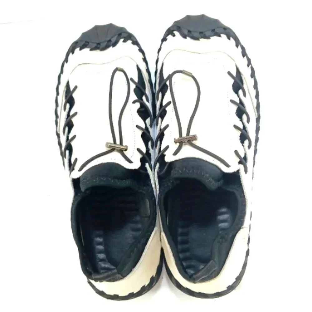 NWOT LZDZN Men's Casual Loafer Soft Leather Upper Rubber Sole Size 8. Unisex...